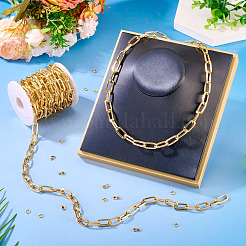 DIY Aluminium Paperclip Chains Bracelets/Necklaces Making Kit&nbsp;DIY-TA0012-91G