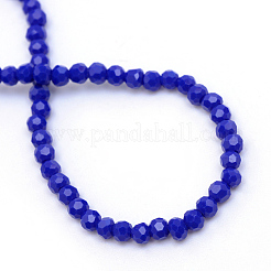 Opaque Solid Glass Bead Strands&nbsp;X-GLAA-R166-6mm-02L