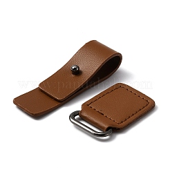 PU Imitation Leather Sew on Toggle Buckles&nbsp;FIND-WH0114-35B