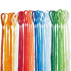 32 Skeins 4 Colors Mulberry Silk Embroidery Floss&nbsp;OCOR-CY0003-07