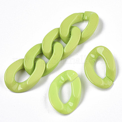 Opaque Acrylic Linking Rings&nbsp;OACR-S036-001B-G04