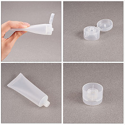 PE Plastic Refillable Flip Top Cap Bottles&nbsp;X1-MRMJ-WH0037-02B