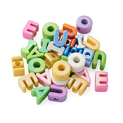 30Pcs 5 Styles UV Plating Opaque Acrylic Beads&nbsp;SACR-TA0001-63