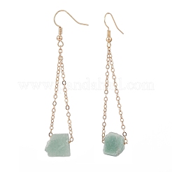 Irregular Raw Natural Gemstone Dangle Earrings&nbsp;EJEW-JE04849
