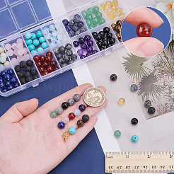 168Pcs 14 Styles Natural & Synthetic Mixed Gemstone Beads Sets&nbsp;G-AR0006-28