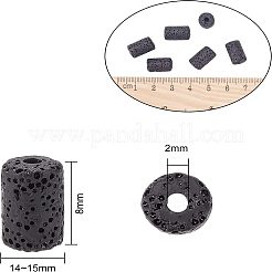 2 Strands Natural Lava Rock Beads Strands&nbsp;G-NB0002-19