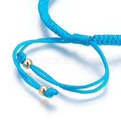 Nylon Cord Braided Bead Bracelets Making&nbsp;BJEW-F360-F06