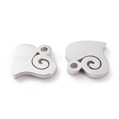 Non-Tarnish 304 Stainless Steel Charms&nbsp;STAS-Y002-02P