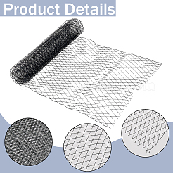 Big Eye Mesh Polyester Organza Veil&nbsp;DIY-WH0028-94A