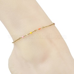 304 Stainless Steel Link Chains Anklets&nbsp;AJEW-AN00851