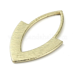ラックメッキ合金ペンダント  馬の目  ゴールドカラー  34.5x21x1.2mm  穴：27x11mm&nbsp;PALLOY-K023-08G