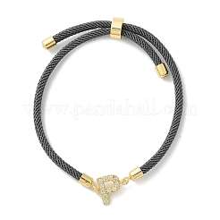 Adjustable Nylon Cord Bracelets&nbsp;X-BJEW-C096-01G-16