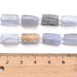 Natural Blue Lace Agate Beads Strands&nbsp;G-D109-A02