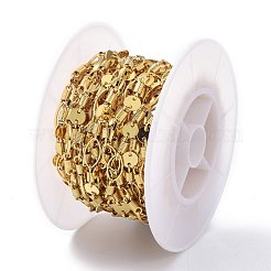 Brass Flat Sequin Chains&nbsp;CHC-D028-07G