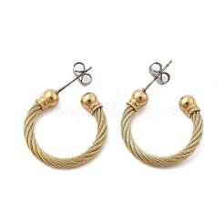 304 Stainless Steel Stud Earrings&nbsp;EJEW-F354-05G-01