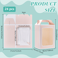 Folding Paper Gift Bags&nbsp;ABAG-WH0045-44A