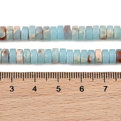 合成寿山石ビーズ連売り  ヒシビーズ  ディスク  6.5x3mm  穴：1.2mm  約125個/連  14.96''（38センチメートル）&nbsp;GG-CBA95C7-01A