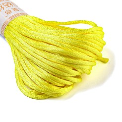 ポリエステル刺繍糸  クロスステッチの糸  きいろ  3mm  20 M /バンドル&nbsp;OCOR-C005-C15
