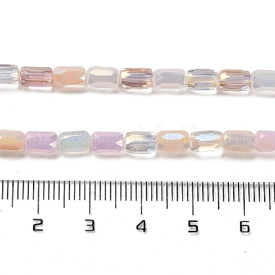 Electroplate Glass Beads Strands&nbsp;EGLA-D030-08I-1