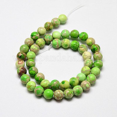 Natural Imperial Jasper Beads Strands&nbsp;G-I122-4mm-01-1