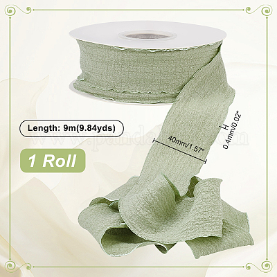 9mのフリル付きポリエステルリボン ギフトラッピング用リボン 花束の