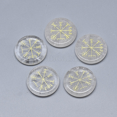 Synthetic Quartz Crystal Cabochons&nbsp;G-T122-39A-1