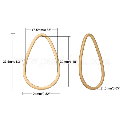 Smooth Surface Alloy Linking Ring&nbsp;PALLOY-S117-166B-1