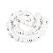 Handmade Bumpy Lampwork Beads Strands, Cat, White, 22~23x13~14x16~18mm, Hole: 1.5mm, about 20pcs/strand, 17.24 inch(43.8cm)