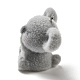 Flocky Resin Pendants&nbsp;RESI-E059-04D-2