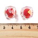 UV Plating Opaque Acrylic Beads&nbsp;OACR-S142-05A-3