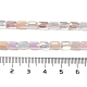 Electroplate Glass Beads Strands&nbsp;EGLA-D030-08I-4