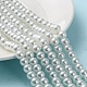 Glass Pearl Beads Strands&nbsp;HY-8D-B01-1