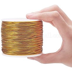 ラウンド弾性コード  ポリエステルは外側に、ゴムは内側に  ミックスカラー  2mm  50 m /ロール  2のロール/セット&nbsp;EC-PH0001-15