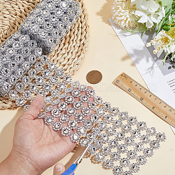Acrylic & Rhinestone Mesh Wrap Roll&nbsp;DIY-WH0899-697B