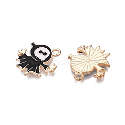Halloween Theme Alloy Enamel Pendants&nbsp;PALLOY-N176-36-RS
