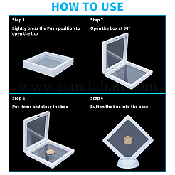 Polyethylene(PE) 3D Floating Frame Display Holder&nbsp;ODIS-FH0001-02B-02
