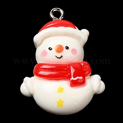 Christmas Opaque Resin Pendants&nbsp;CRES-D016-01H
