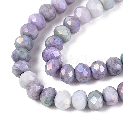 Ombre Effect Dyed Glass Beads Strands&nbsp;GLAA-C023-02-C25
