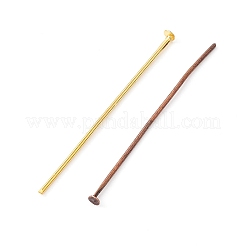 600本6色アイアンフラットヘッドピン  ミックスカラー  40x0.75~0.8mm  20ゲージ  ヘッド：2mm  100個/カラー&nbsp;IFIN-YW0001-97