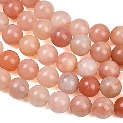 Dyed Natural Pink Jade Beads Strands&nbsp;GG-CBAD029-A12-10mm