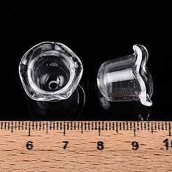 Transparent Acrylic Bead Caps&nbsp;TACR-T028-58A