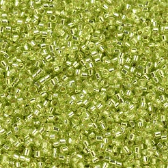 MIYUKIデリカビーズ  シリンダー  日本製シードビーズ  11/0  （db0147)シルバーライニングチャートリユース  1.3x1.6mm  穴：0.8mm  約2000PCS /ボトル  10 G /ボトル&nbsp;SEED-JP0008-DB0147
