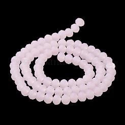 Imitation Jade Solid Color Glass Beads Strands&nbsp;X-EGLA-A034-J8mm-MD02