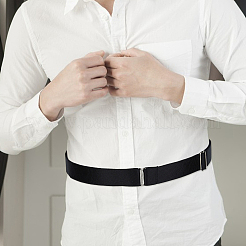 2Pcs 2 Colors Simple Polyester Shirt Stay Belt&nbsp;AJEW-FH00004-17A