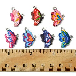 14Pcs 7 Colors Printed Alloy Pendants&nbsp;FIND-FS0002-04