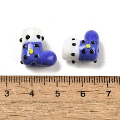 Handmade Lampwork Bumpy Beads Strands&nbsp;LAMP-U001-01F-1