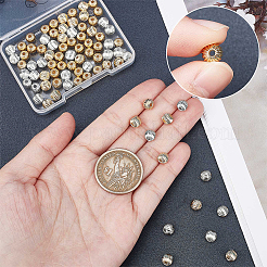 Brass Grooved Beads&nbsp;KK-BBC0028-75B