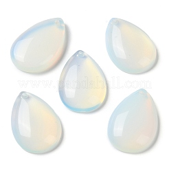 オパールペンダント  ティアドロップチャーム  30.5x20x6mm  穴：1mm&nbsp;G-M416-08A-05