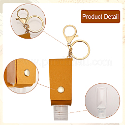 6Pcs 6 Colors Plastic Hand Sanitizer Bottle&nbsp;AJEW-CA0004-05