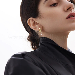 5Pairs Brass Hoop Earring Findings&nbsp;KK-ME0002-51